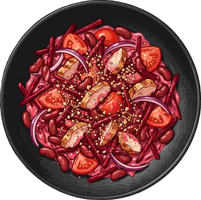 Beetroot s pasuljem